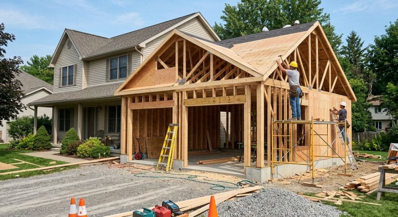 Attached Garage Construction in North Charleston, SC
