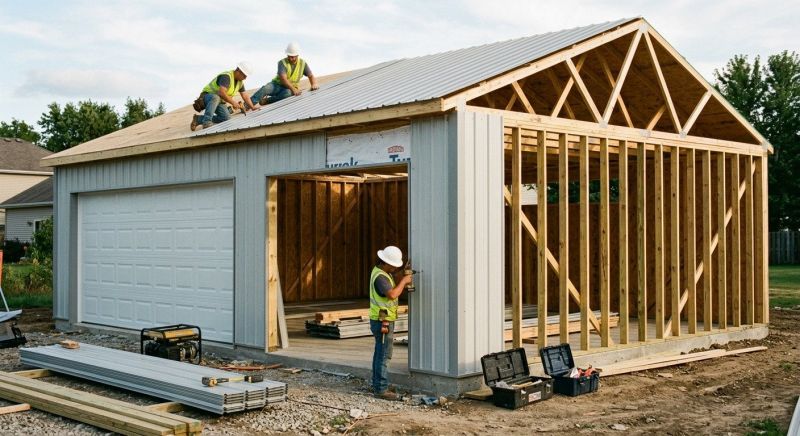 Attached Garage Construction in North Charleston, SC