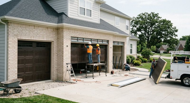 Three Car Garage Installation in North Charleston, SC