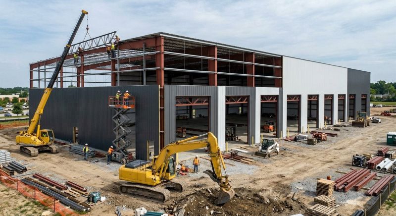 Warehouse Garage Construction in Houston, TX