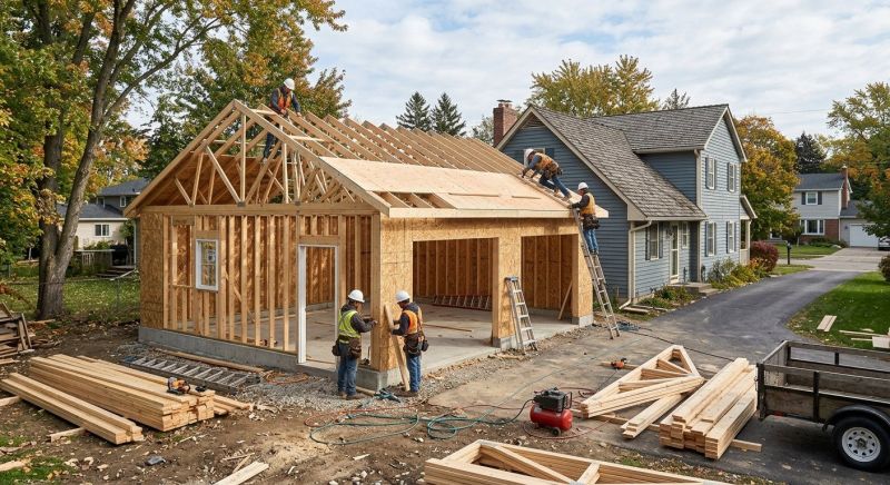 Garage Addition Installation in Pearland, TX